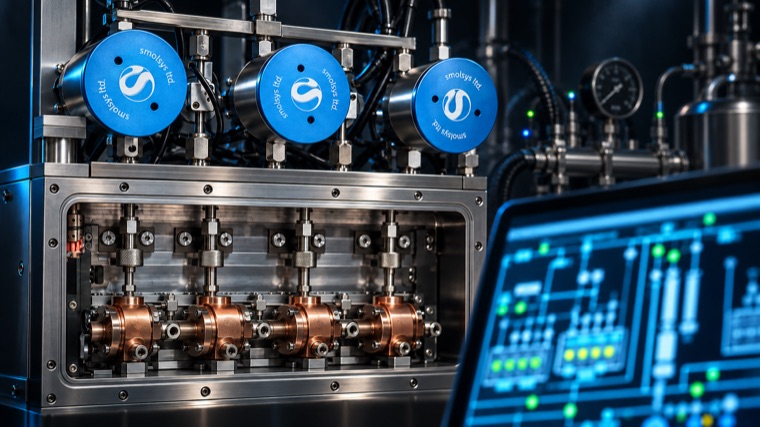 Automated gas handling manifold with control screen